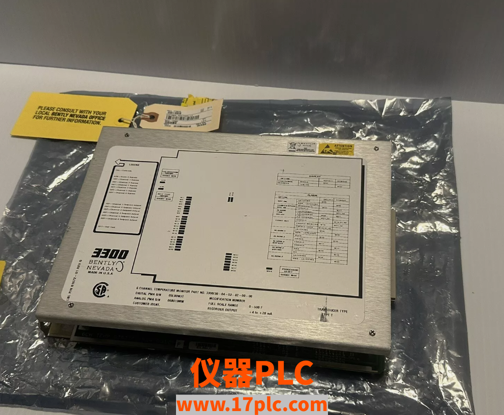 3300/53-03-02-00-30-20-00-00-00模块 品牌 本特利Bently Nevada 产地美国 品牌进口 全新原装进口正品现货 工控自动化2年保质 报价快