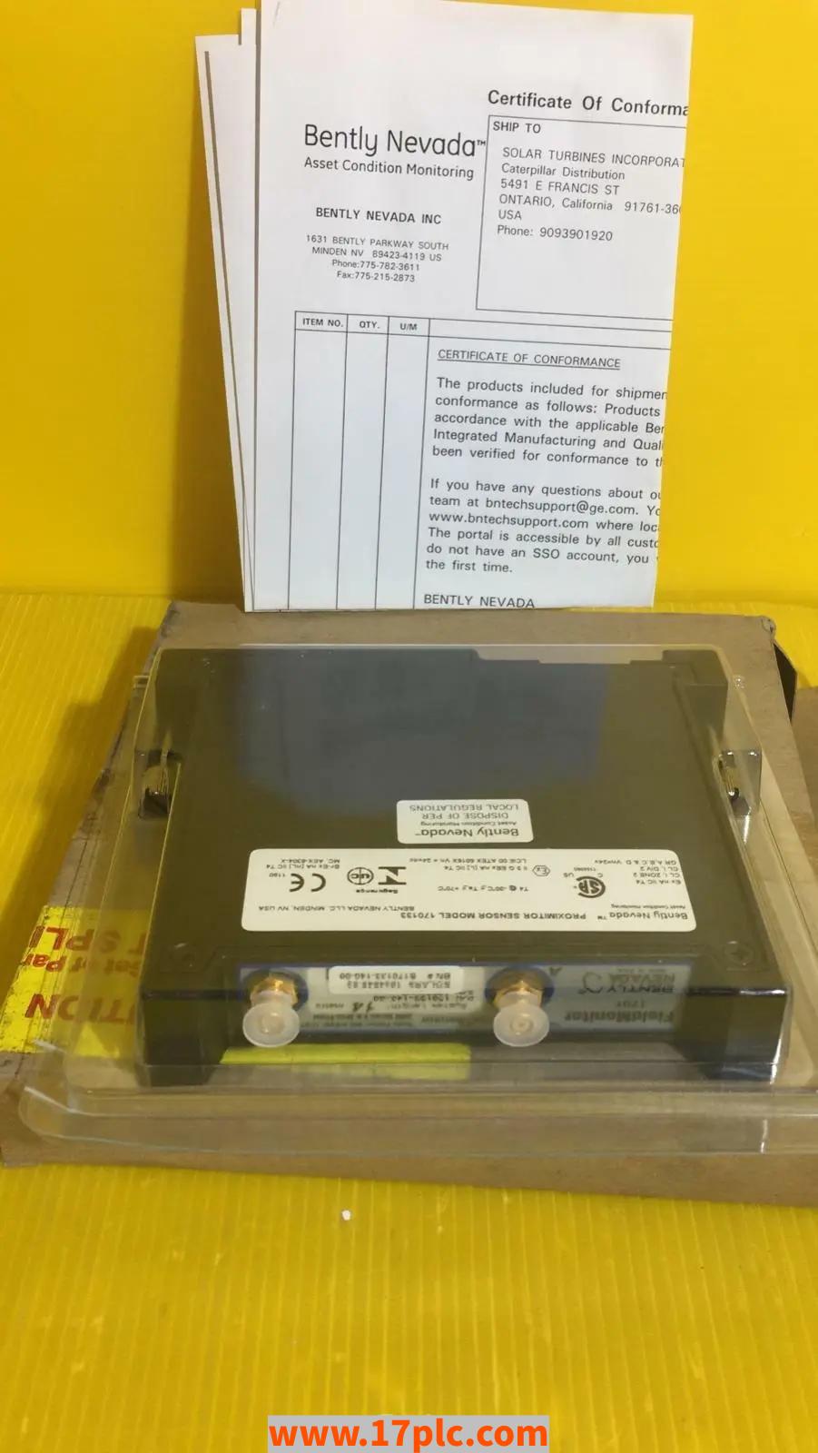170133-050-00模块 品牌 本特利Bently Nevada 产地美国 进口模块 全新原装 原厂 海关进货 品牌 保质2年 现货现发 包退