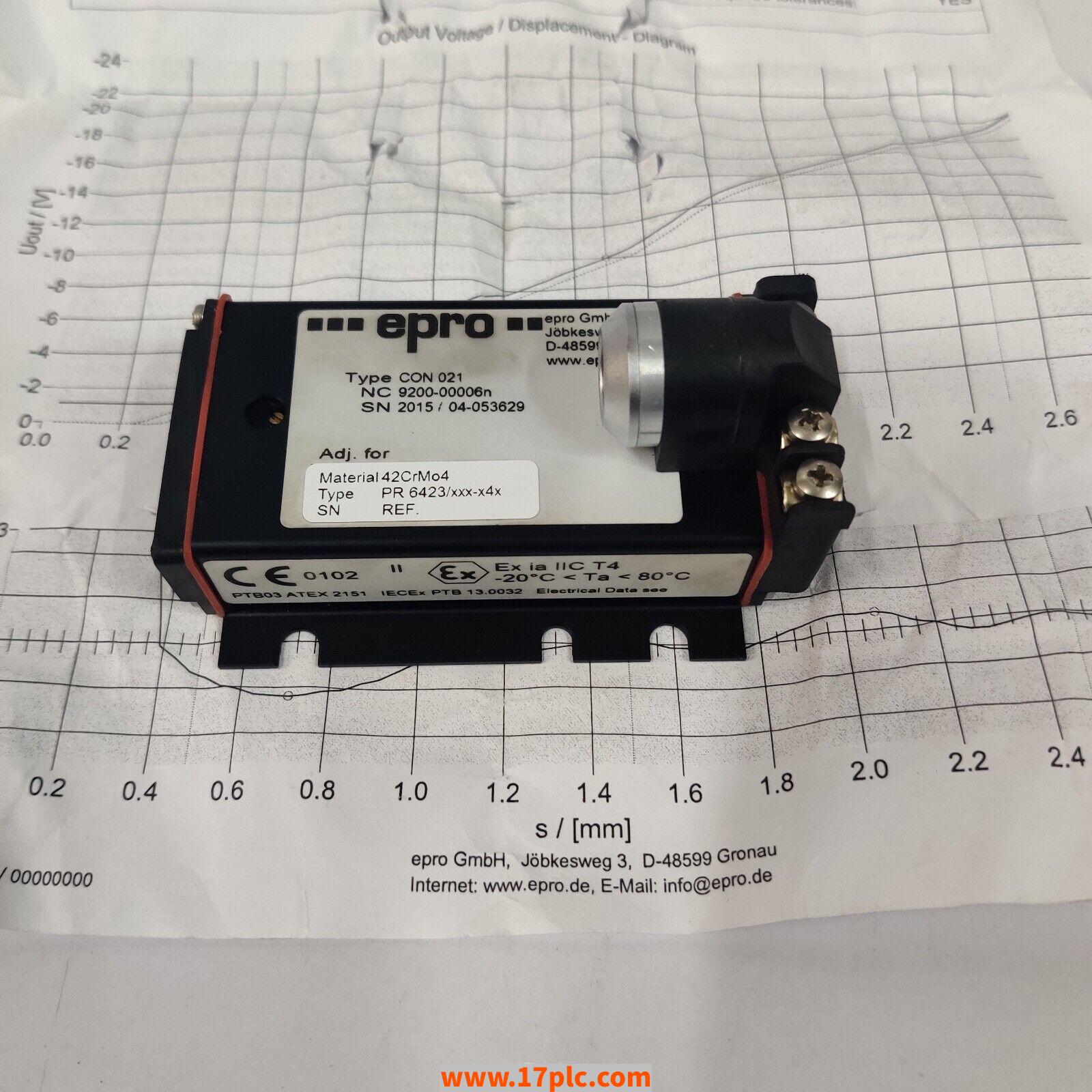 PR6424/010-140+CON021模块 品牌 EPRO 产地德国 原装进口模块正品全新现货 保质2年