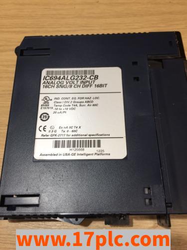 IC694ALG232模块 品牌 GE 产地美国 全新原装进口正品现货 工控自动化2年保质