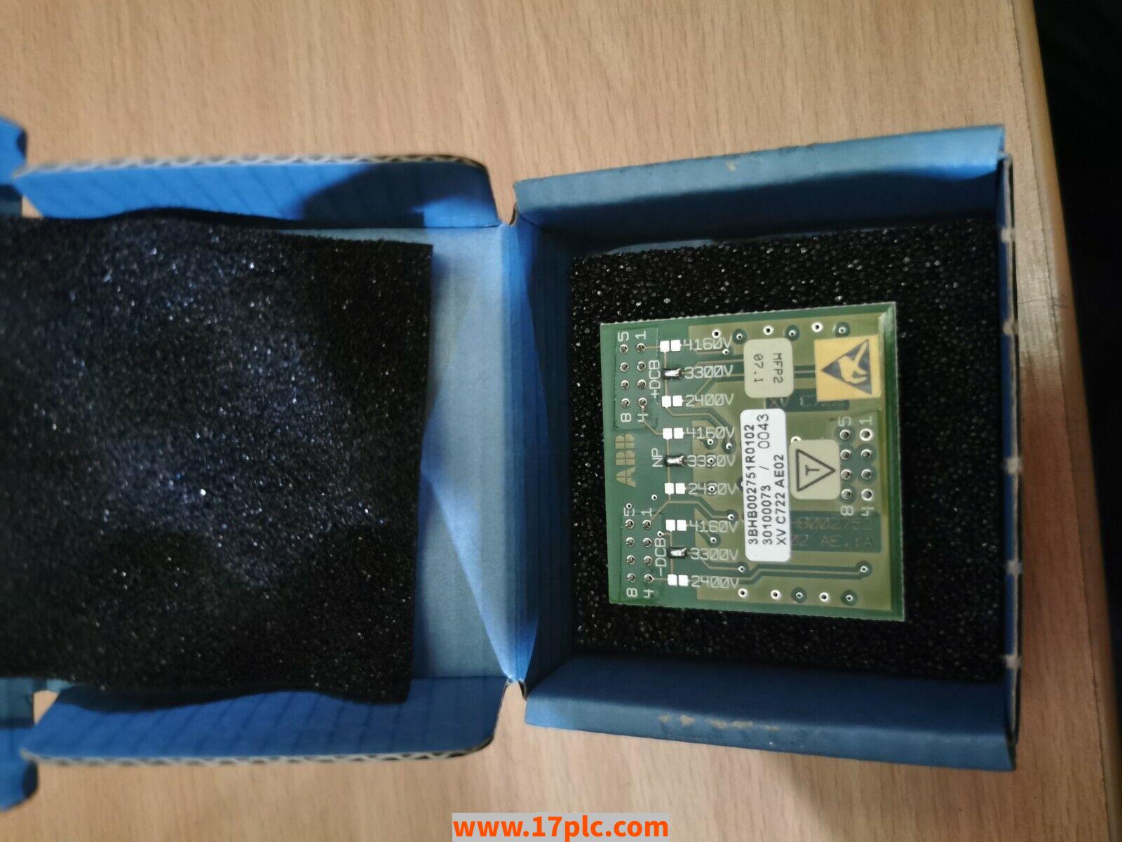 XVC722AE02 3BHB002751R0102模块 品牌 ABB 产地瑞典 进口 全新原厂原装进口正品现货 工控采购 2年保证质量 报价很快 价格优惠